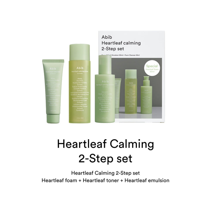 Abib Heartleaf Calming 2-Step Set