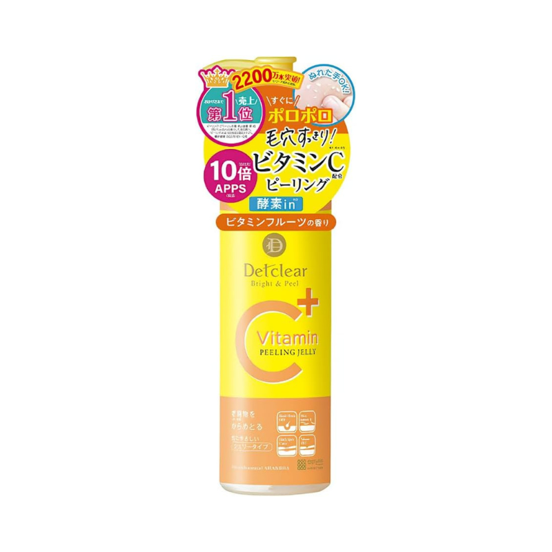 Meishoku Detclear Bright & Peel Vitamin C Peeling Jelly Vitamin Fruit Scents 180ml