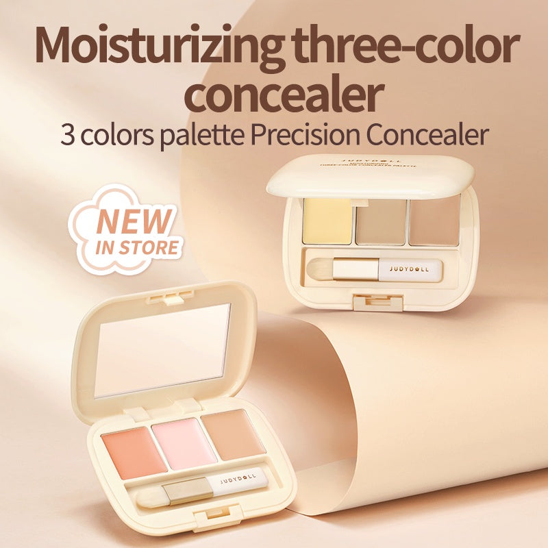 Judydoll Moisterizing Three-color Concealer Palette 2.7g