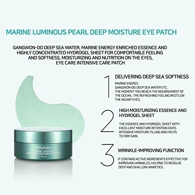JM Solution Marine Luminous Pearl Deep Moisture Eye Patch