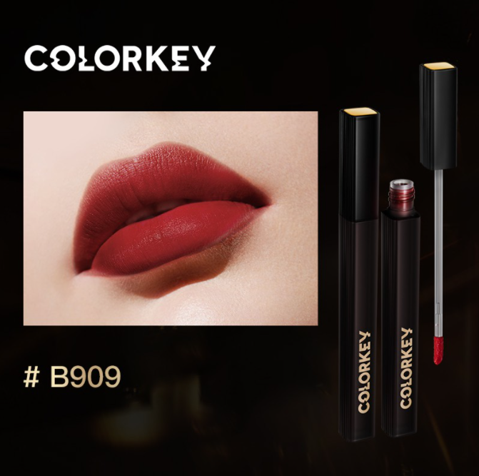 Colorkey Moist Velvet Lip Lacquer B909 (7166340038805)