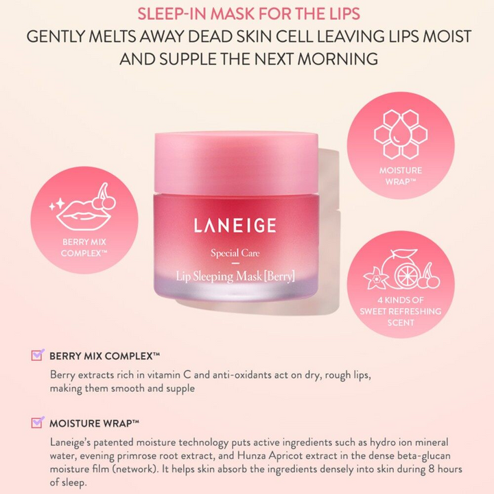 Laneige Lip Sleeping Mask (Berry) 20g