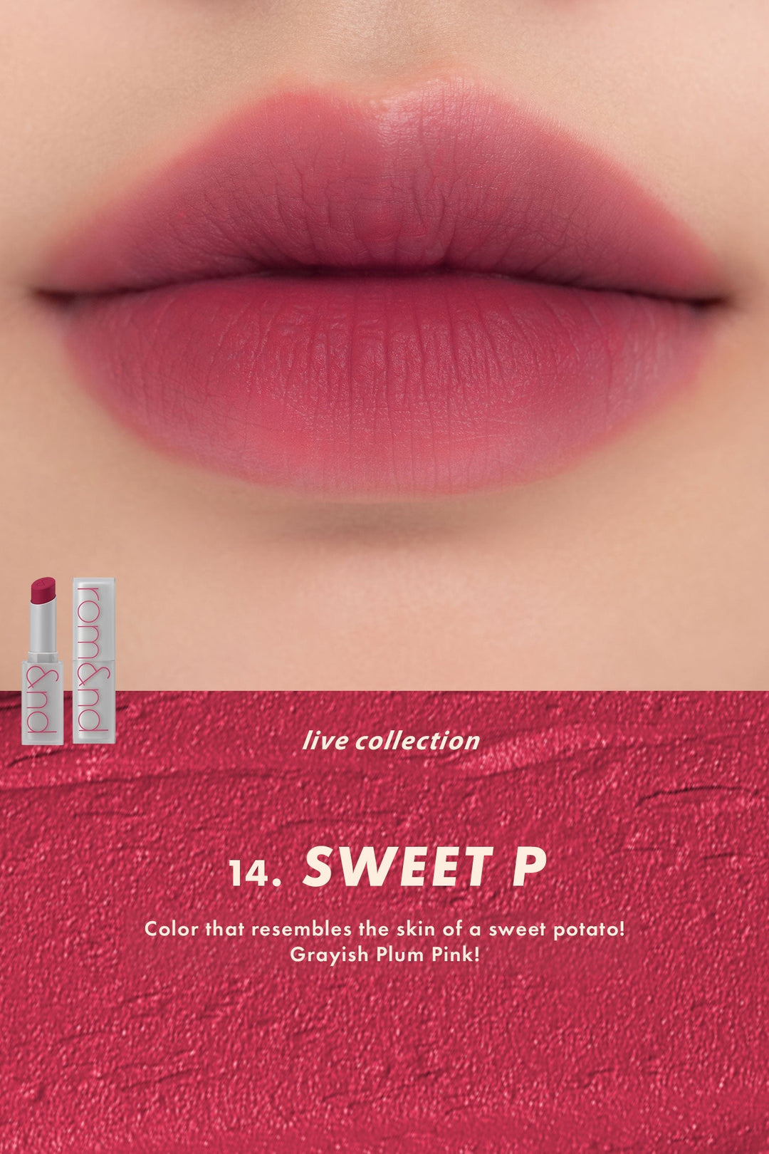 Rom&nd Zero Matte Lipstick 14 Sweet Pea
