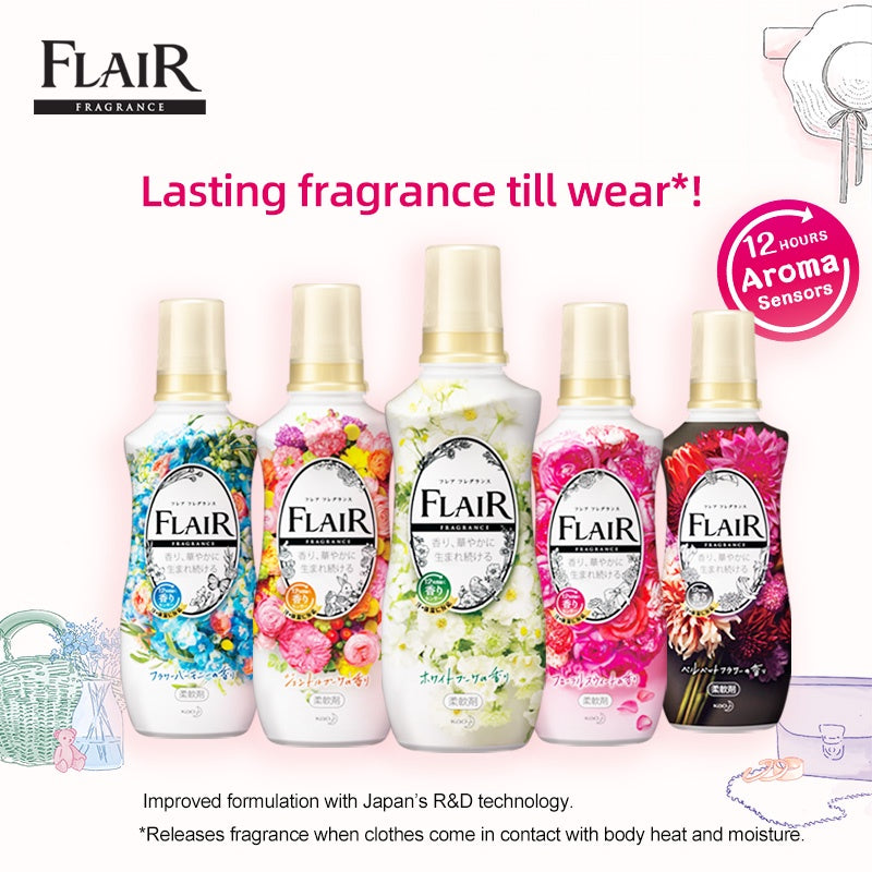 Kao Flair Fragrance Fabric Softener / Fabric Conditioner 520ml W