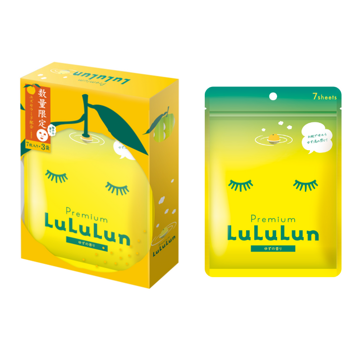 LuLuLun Face Mask Premium Yuzu 7 Sheets