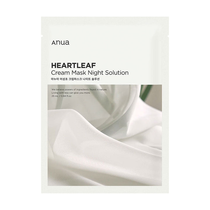 Anua Heartleaf Cream Sheet Mask Night Solution 25ml 1pc