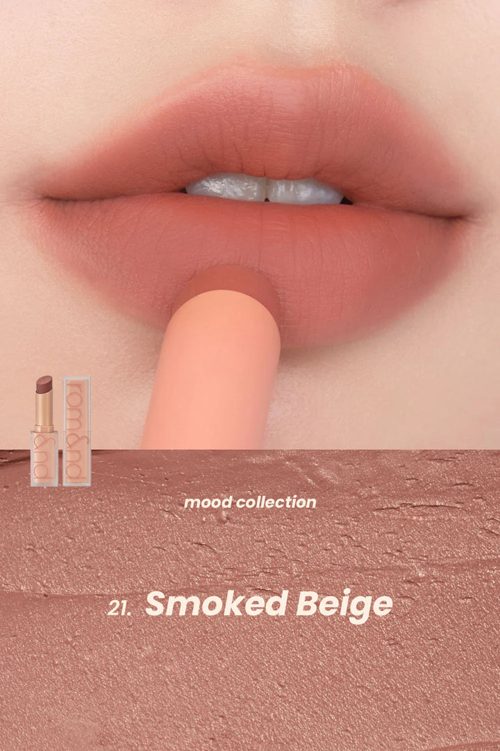 Rom&nd Zero Matte Lipstick 21 Smoked Beige