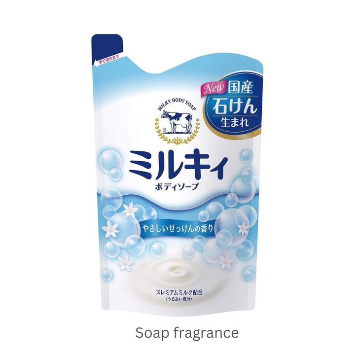 Cow Brand Milky Body Soap Refill 400ml