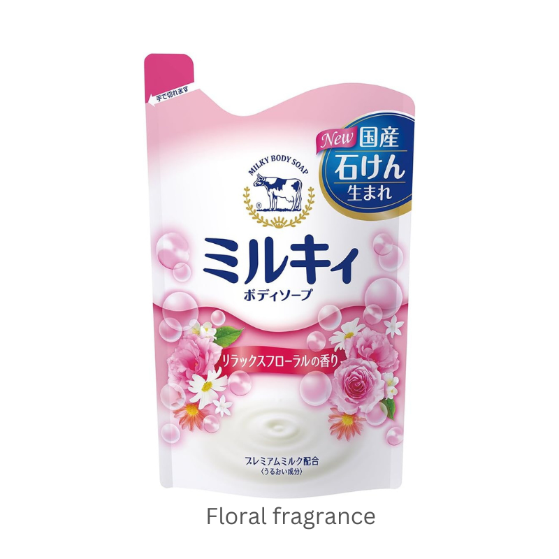 Cow Brand Milky Body Soap Refill 400ml