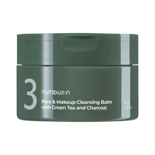Numbuzin No.3 Pore & Makeup Cleansing Balm With Green Tea And Charcoal 85g