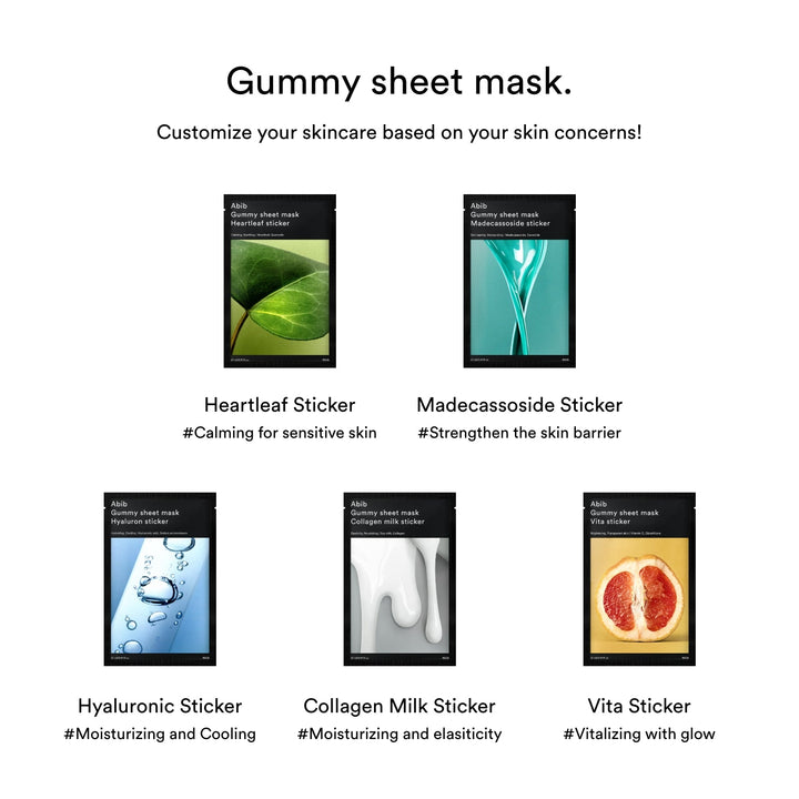 Abib Gummy Sheet Mask 1pc