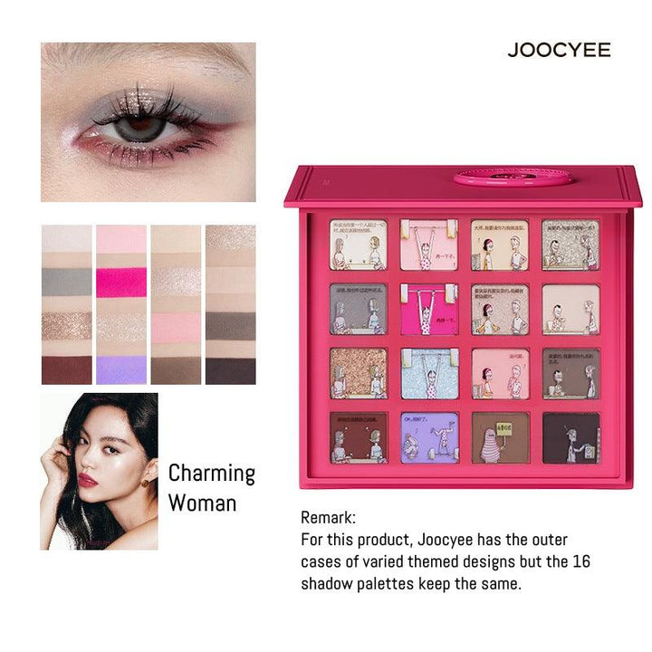 Joocyee Pink Power Eyeshadow Palate 16-colors
