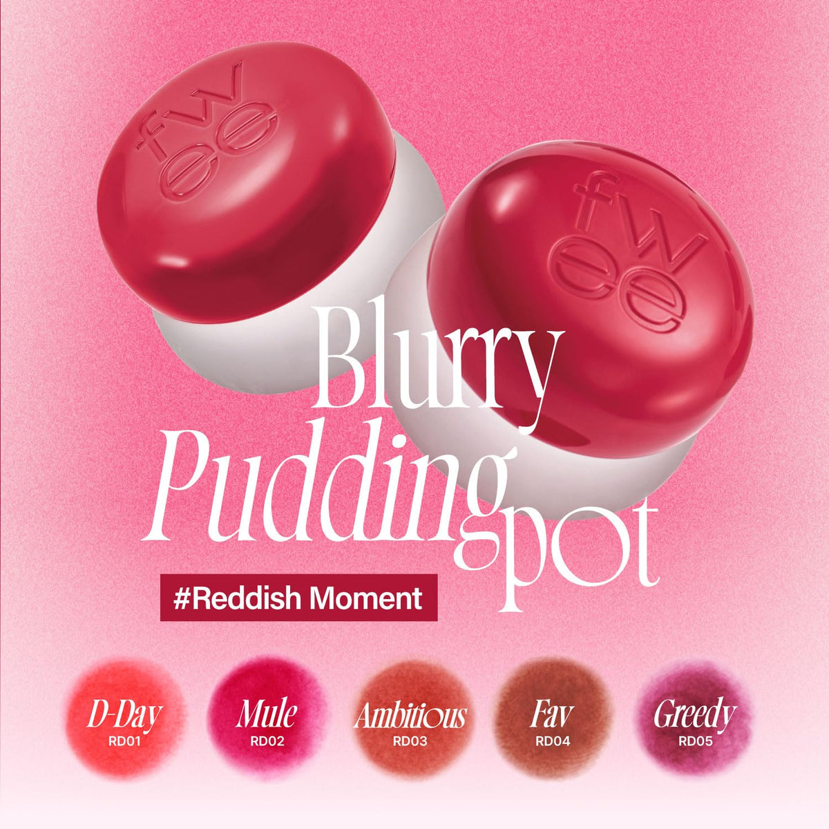 Pudding Lip Fwee Lip&Cheek Blurry Pudding Pot 5g – W Cosmetics