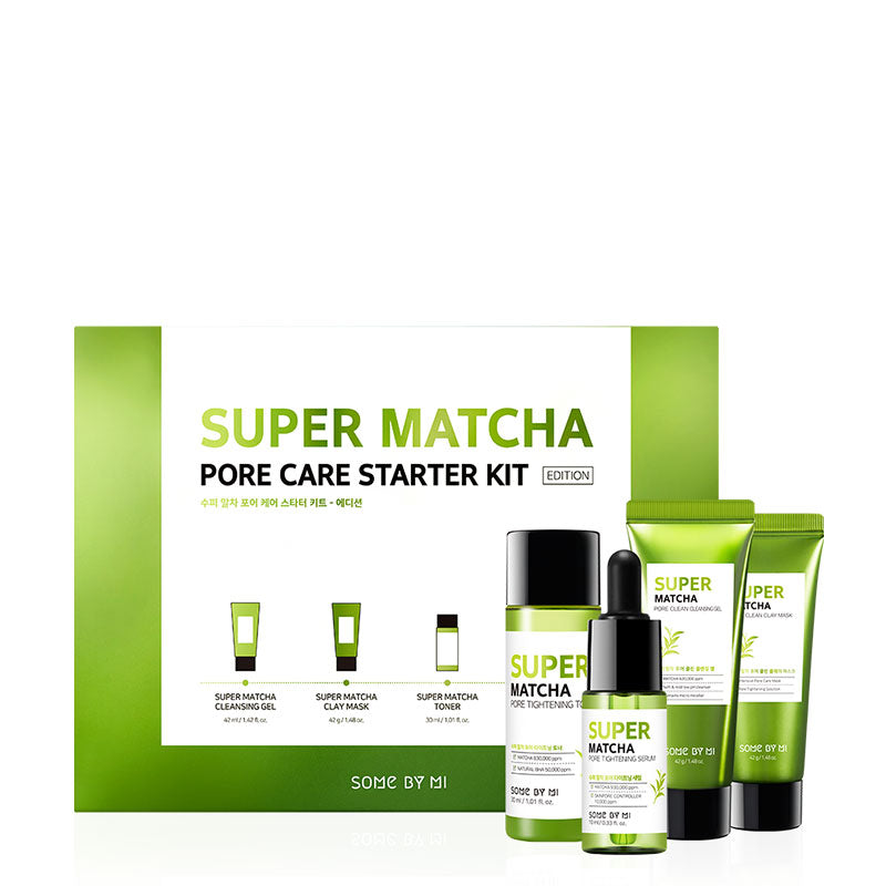 Some By Mi Super Matcha Pore Care Starter Kit 4pc