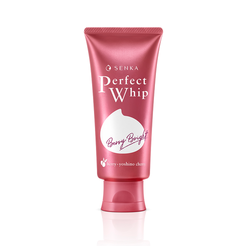 Shiseido Senka Perfect Whip Facial Wash Berry Bright 100g