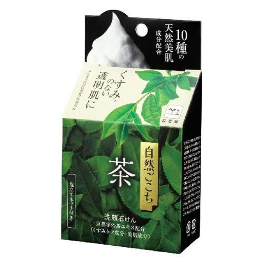 Shizenkokochi Facial Soap Green Tea 80g
