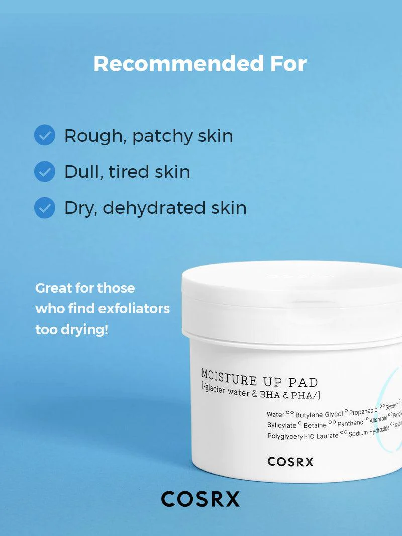 Cosrx One Step Moisture Up Pads 70 Pads