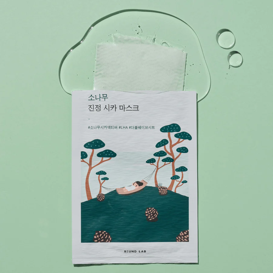 Round Lab Pine Calming Cica Mask Sheet 1pc