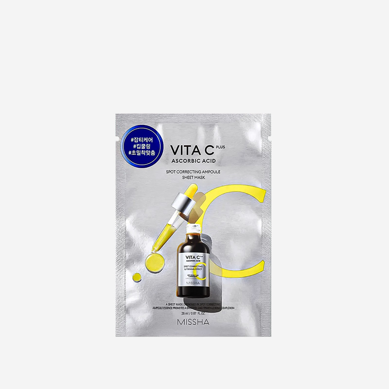 Missha Vita C Plus Spot Correcting Ampoule Sheet Mask 1pcs