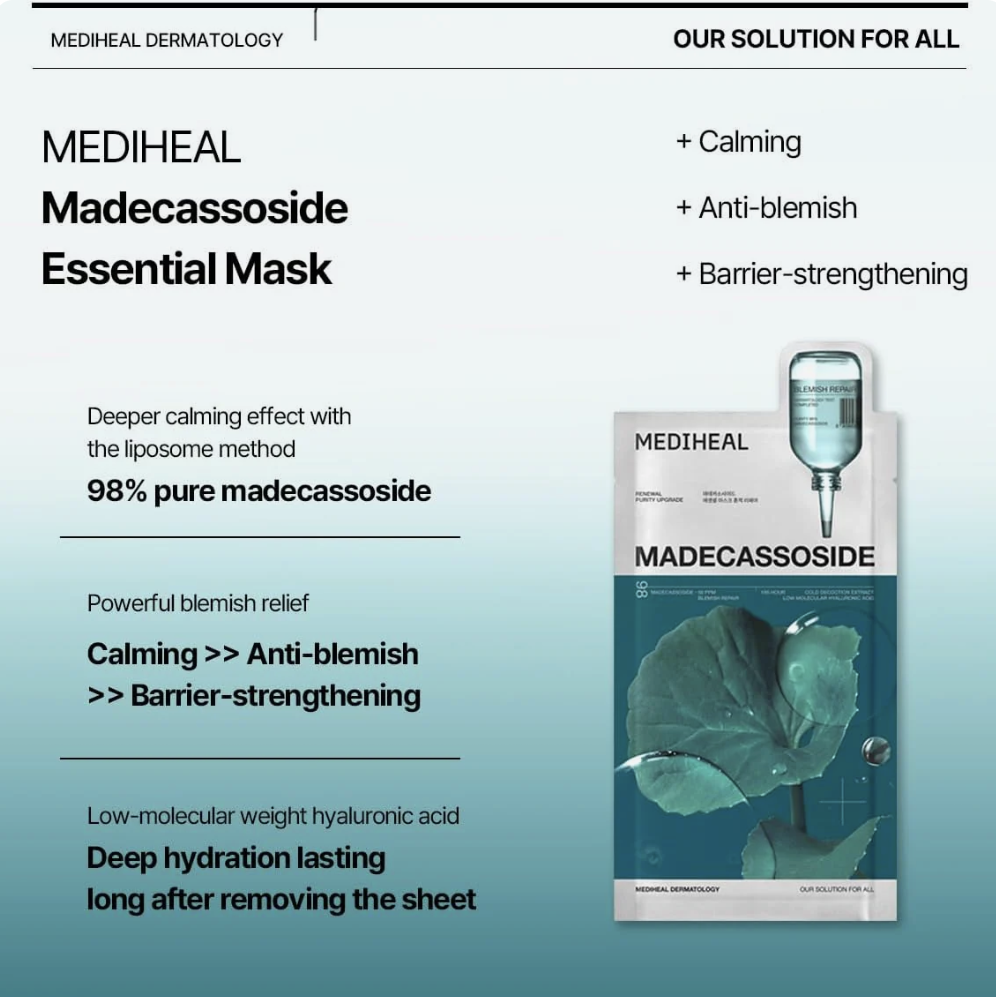 Mediheal Madecassoside Essential Mask Blemish Repair 1pcs – W Cosmetics