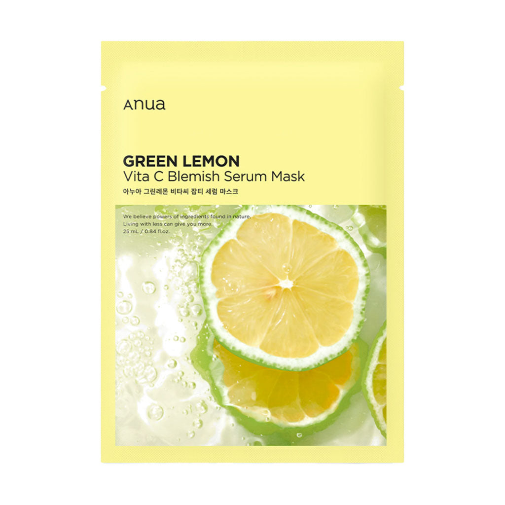 Anua Green Lemon Vita C Blemish Serum Mask 25ml 1pc