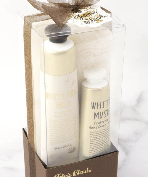 John's Blend Fragrance Hand Cream Set-White Noel Musk