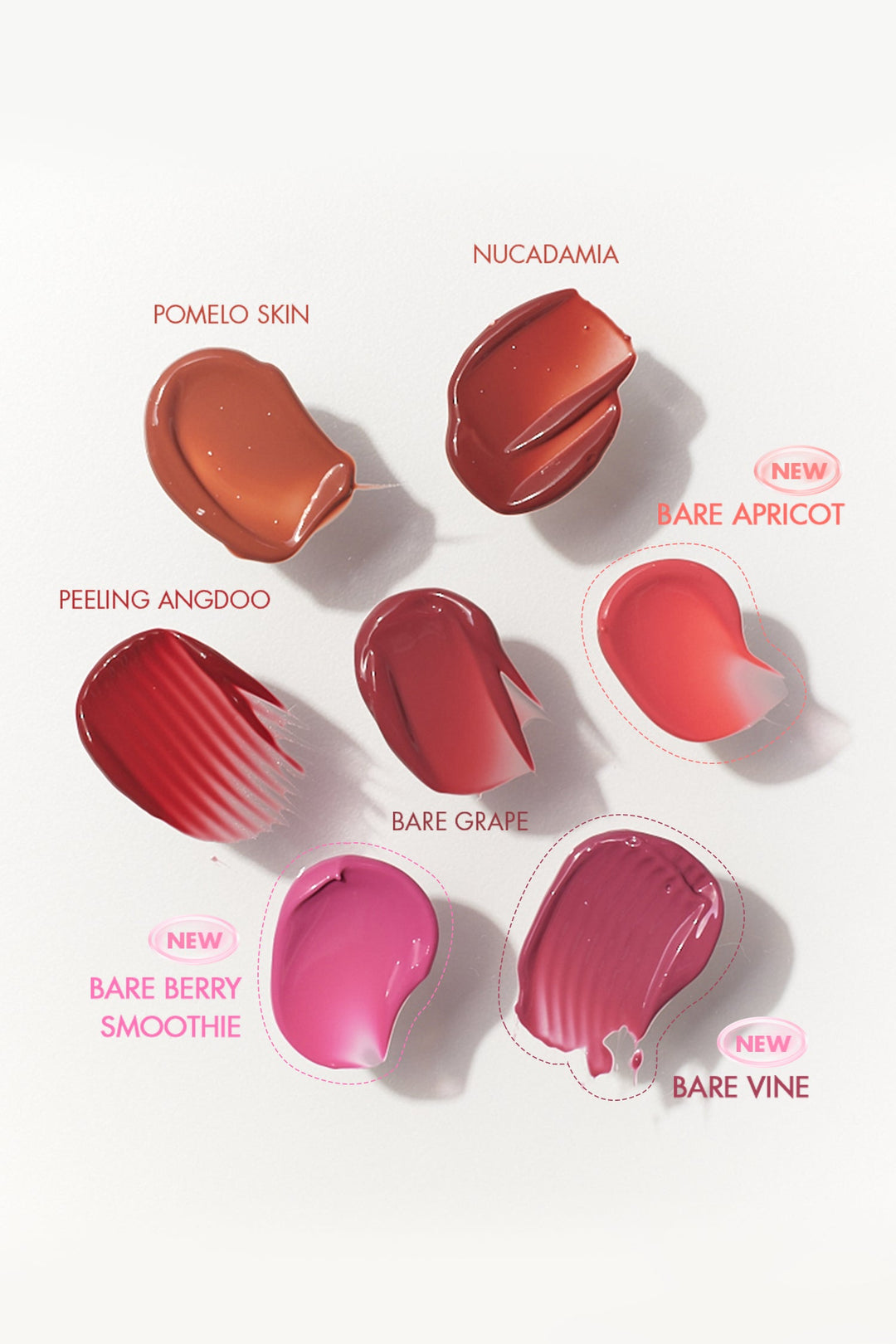 Rom&nd Juicy Lasting Tint New Bare Series