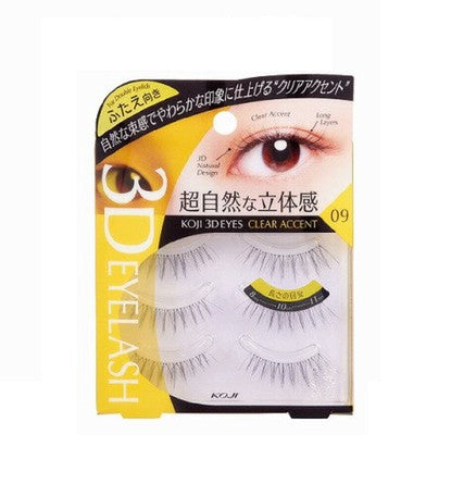 Koji 3D Eyes Eyelash 09 Clear Accent