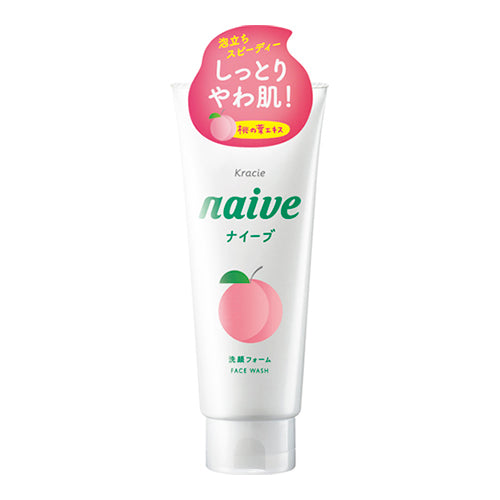 Naive Face Wash Peach Leaf 130G (1820561014826)