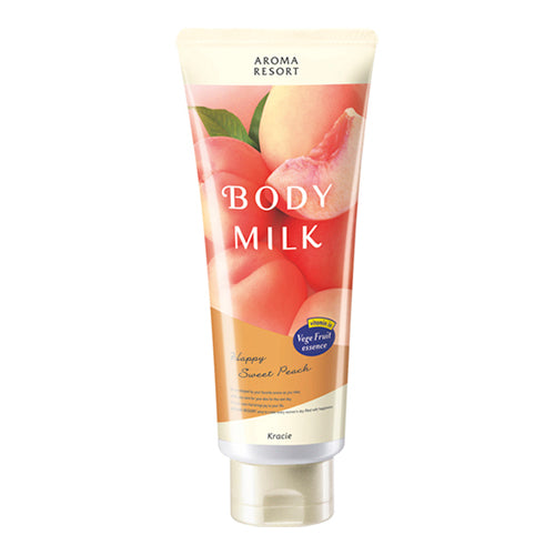 Aroma Resort Body Milk Happy Sweet Peach 200g (1399186587690)