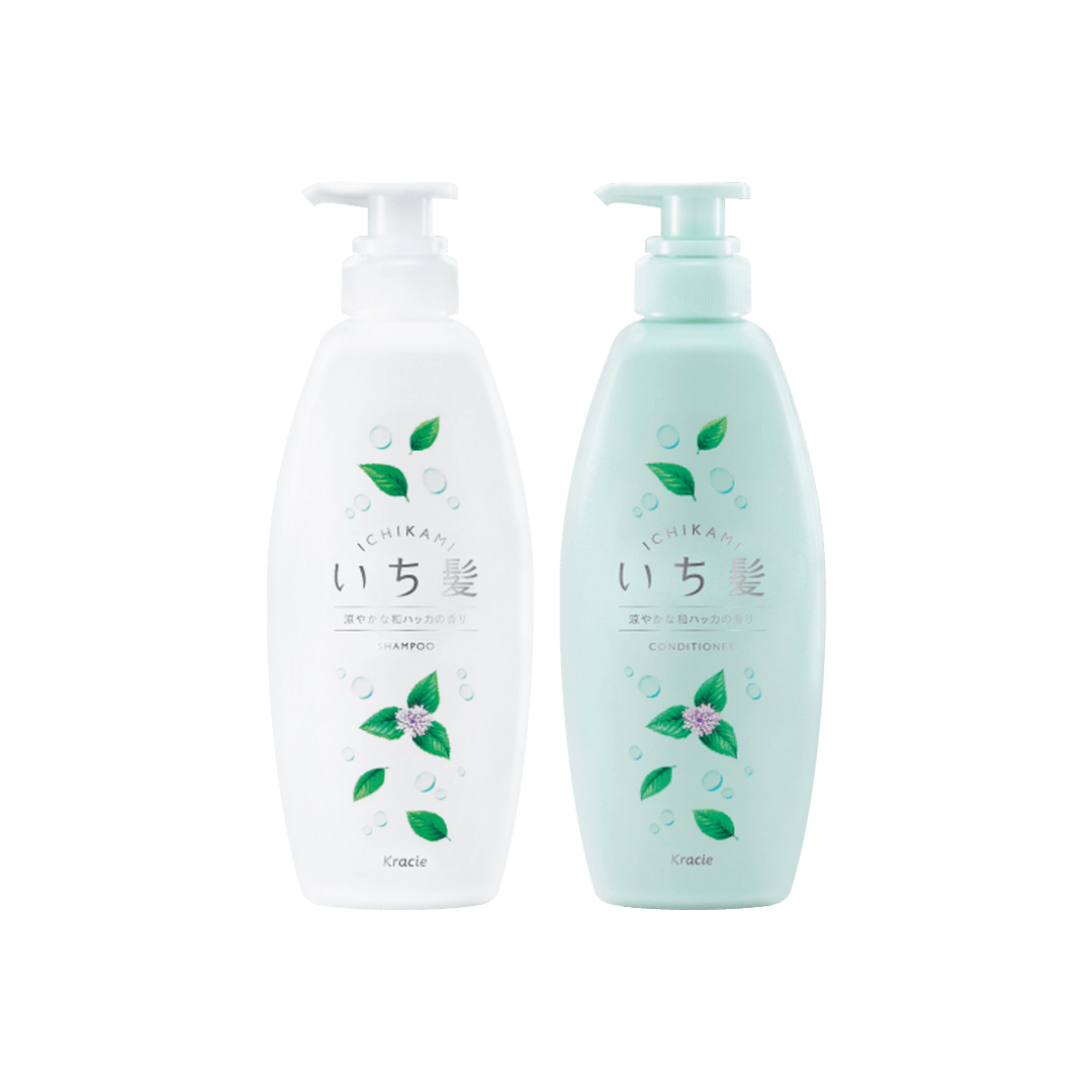 Ichikami Japanese Mint Shampoo&Conditioner Limited Set