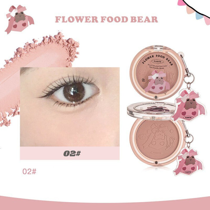 Flortte Flower Food Bear Series Monochrome Blushes