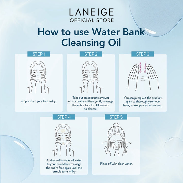 Laneige Water Bank Blue Hyaluronic Cleansing Oil 250ml