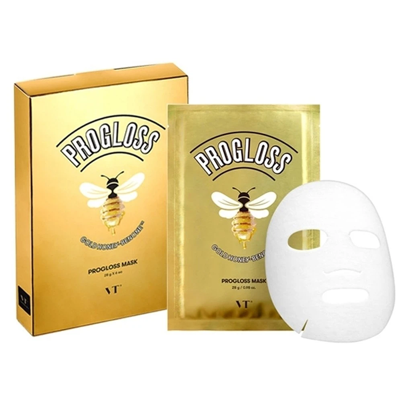 VT Cosmetics Gold Honey-Benone Progloss Mask 1 box (7144106000533)