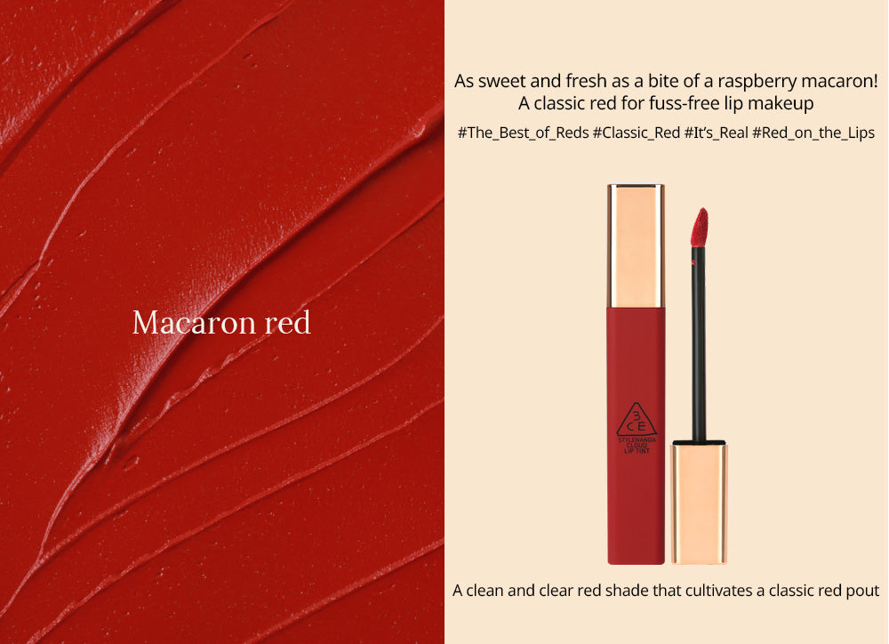 3CE Cloud Lip Tint #Macaron Red