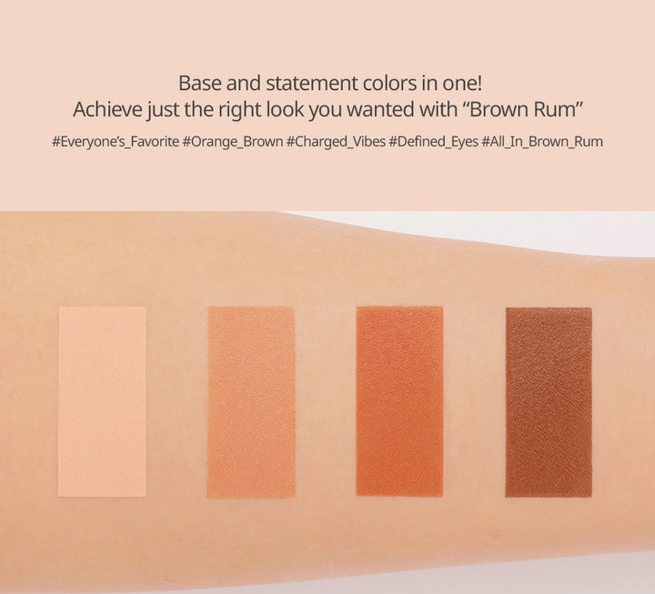 3CE Mini Multi Eye Color Palette #Brown Rum