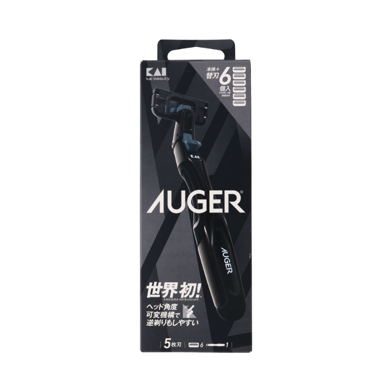 KAI Auger Combo Pack Holder + 6 Refill Blades