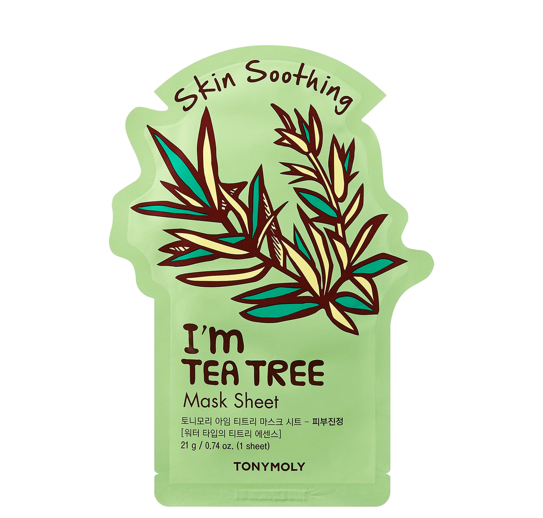 Tony Moly I`m REAL Tea Tree Mask Sheet Skin Soothing 1Pcs
