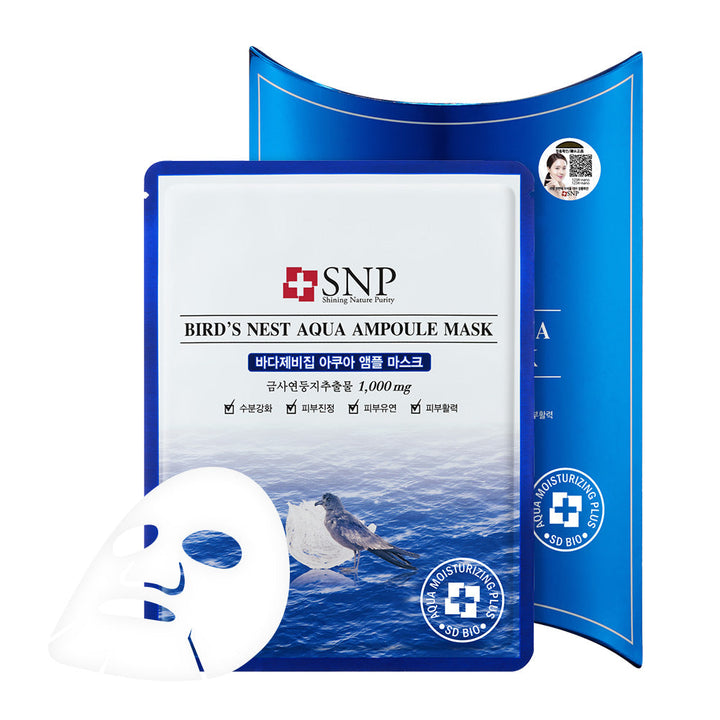 SNP Bird'S Nest Aqua Ampoule Mask 1Pcs