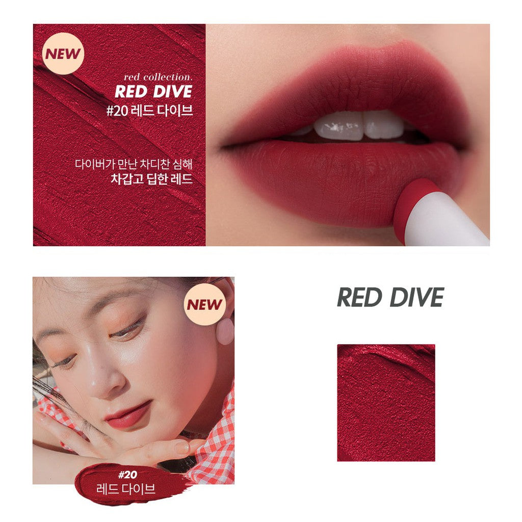 Rom&nd Zero Matte Lipstick 20 Red Dive