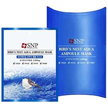 SNP Bird'S Nest Aqua Ampoule Mask 1 Box