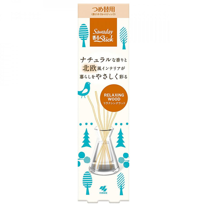 Kobayashi Sawaday Nordic Style Stick Parfum Diffuser 70ml Relaxing Wood