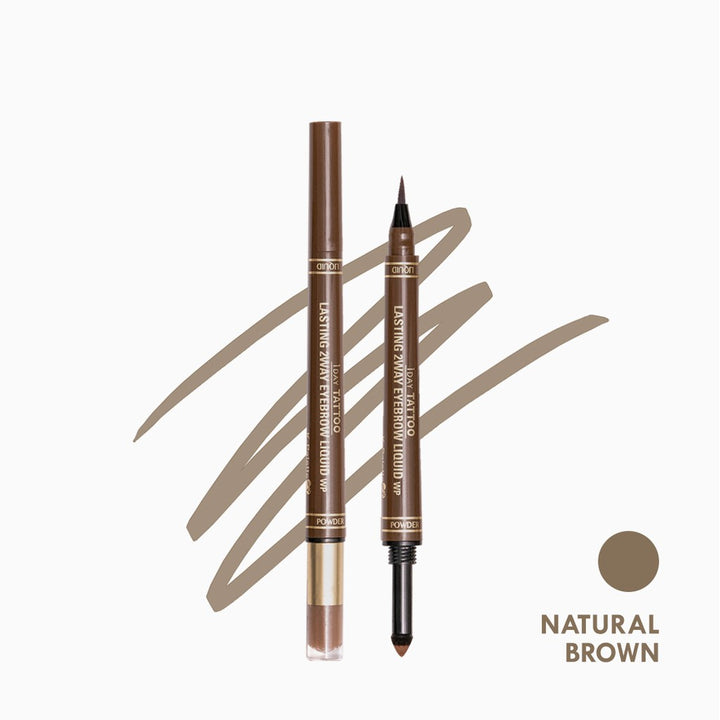 K-Palette Lasting 2Way Eyebrow Liquid WPa 02 Natural Brown