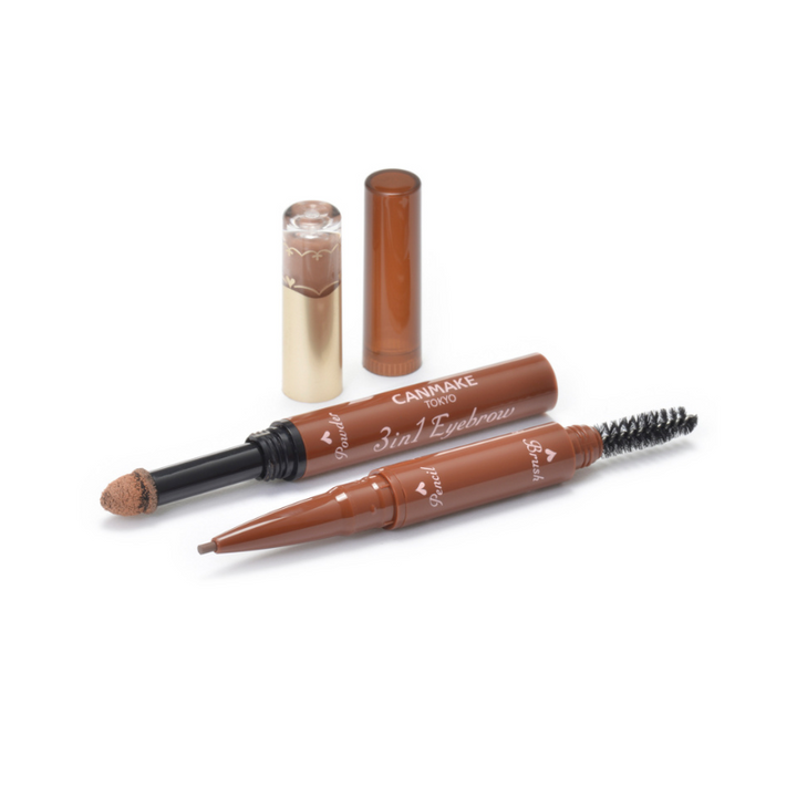 Canmake 3 in1 Eyebrow 03 Warm Brown