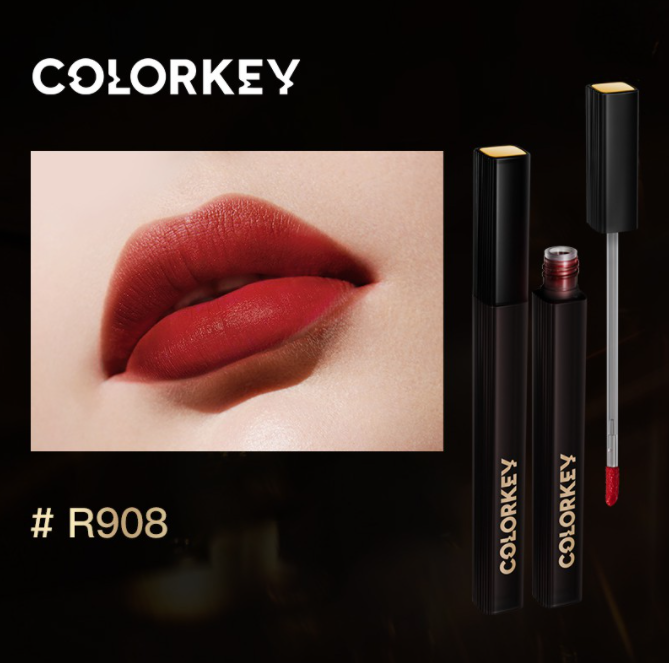 Colorkey Moist Velvet Lip Lacquer R908 (7166334042261)