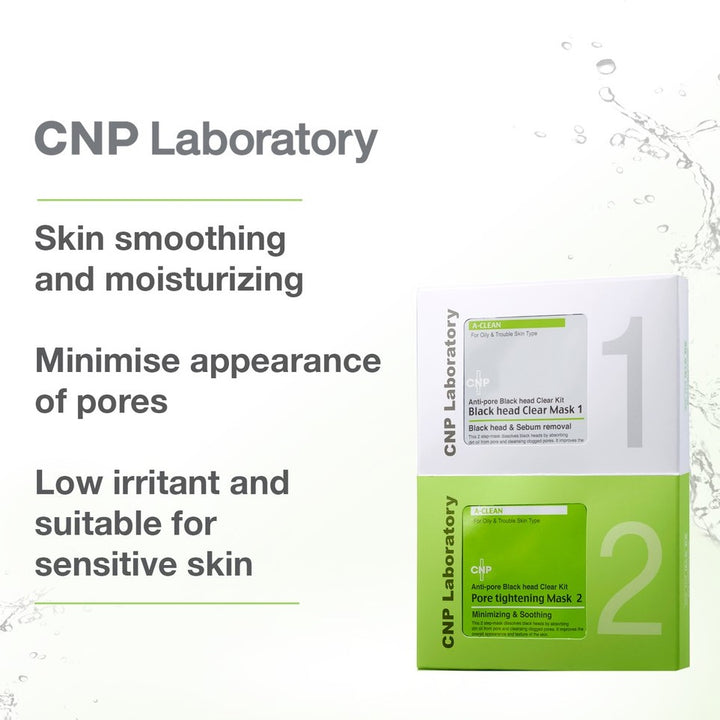 CNP Laboratory Anti-Pore Black Head Clear Kit 12pcs
