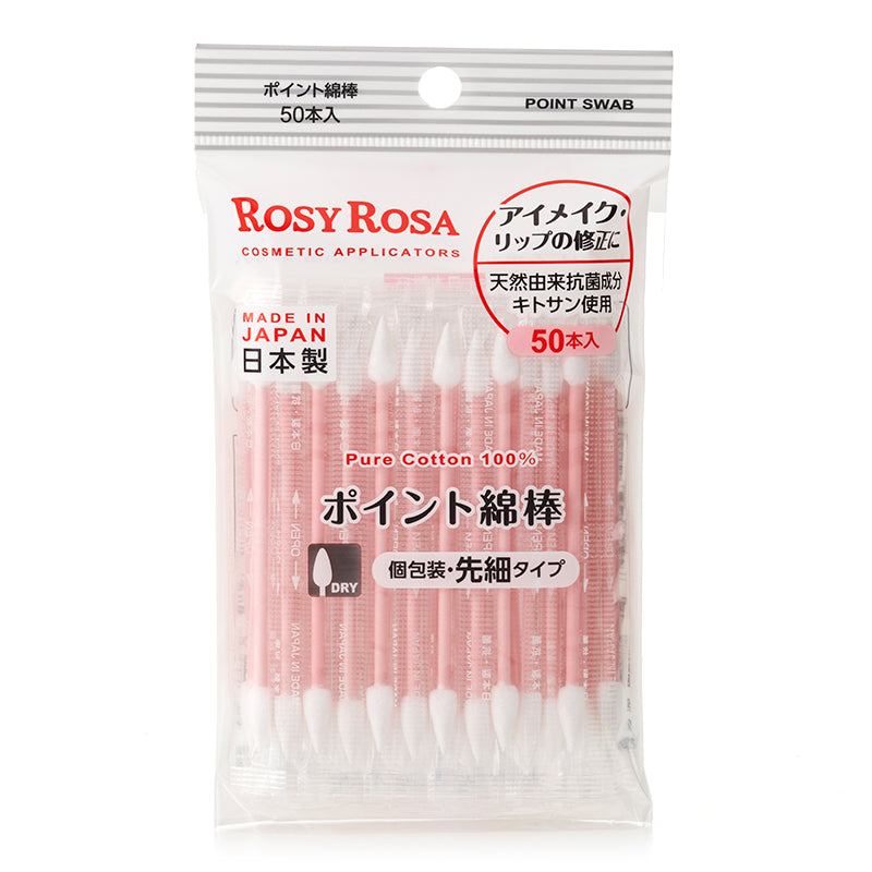 Rosy Rosa Point Cotton Stick 50P