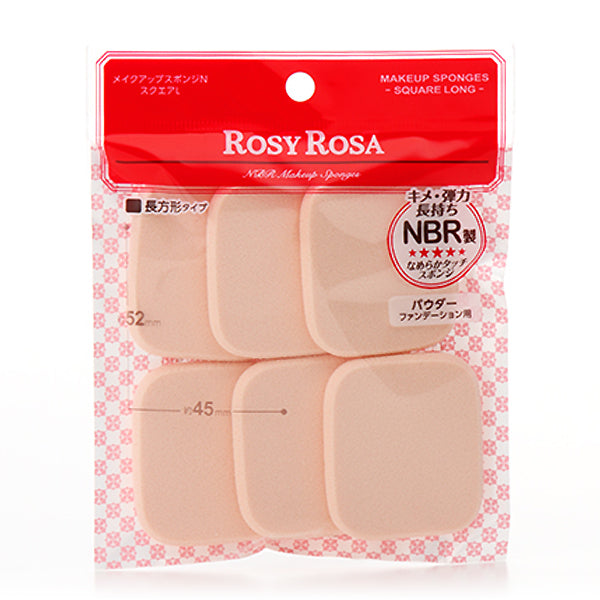 Rosy Rosa Sponge 6P Square