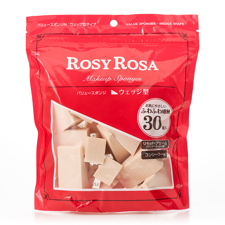Rosy Rosa Value Sponge Wedge 30P