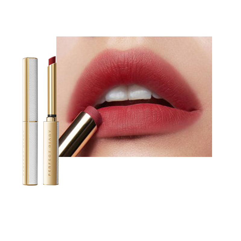 Perfect Diary Rouge Intense Velvet Slim Lipstick L13 Frosting Peach (7165380624533)